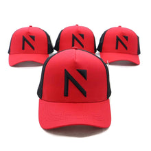 The Red and Black Signature ‘N’ Two Tone Trucker Cap