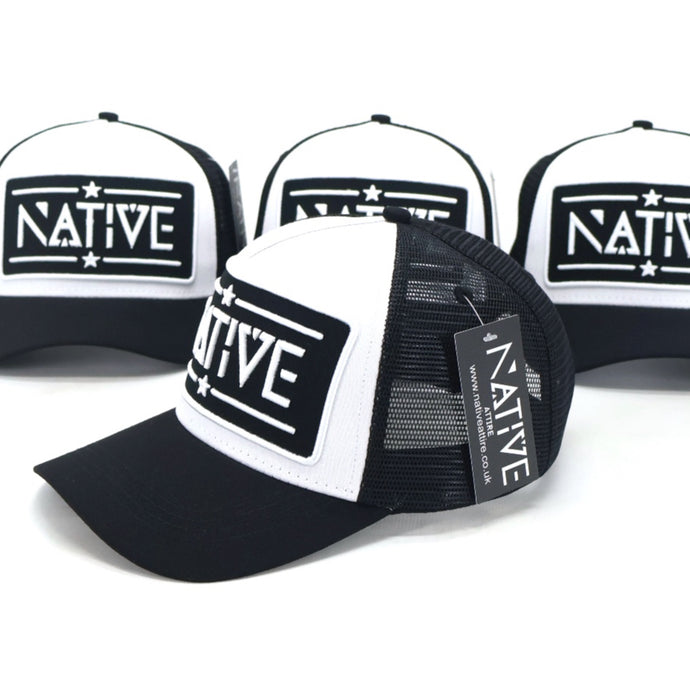 The Black and white two tone Native Shield