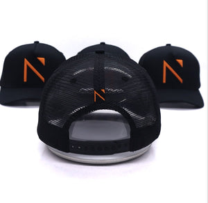 The Black and Orange Signature ‘N’ Mesh Trucker Cap