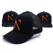 The Black and Orange Signature ‘N’ Mesh Trucker Cap