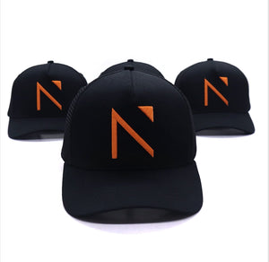 The Black and Orange Signature ‘N’ Mesh Trucker Cap