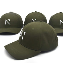 The khaki and White Signature ‘N’ Baseball Cap